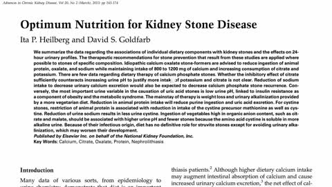 How to Prevent and Treat Kidney Stones with Diet