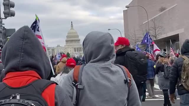 Peaceful Parade down Constitution Avenue to Capitol Hill January 6, 2021