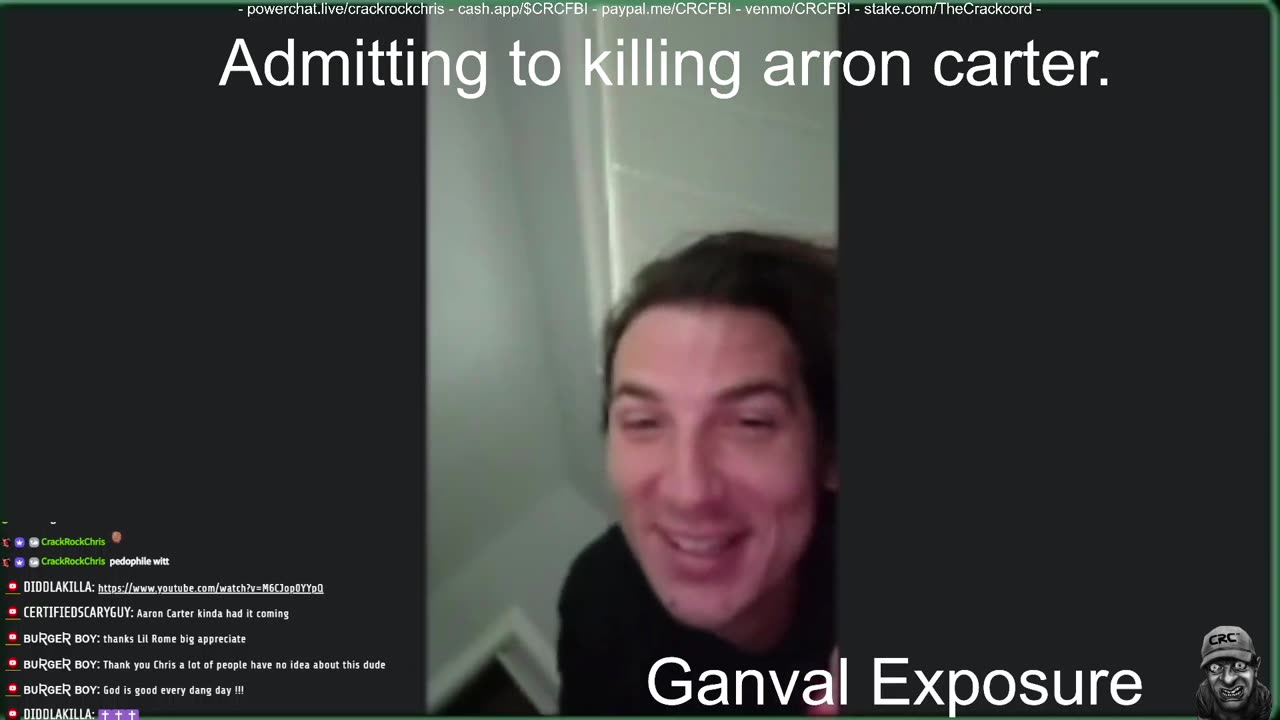 Ganval admitting that he killed arron carter