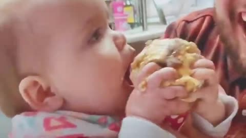 Watch This Babys Hilarious Reaction To 1stTaste Of icecream😂😂