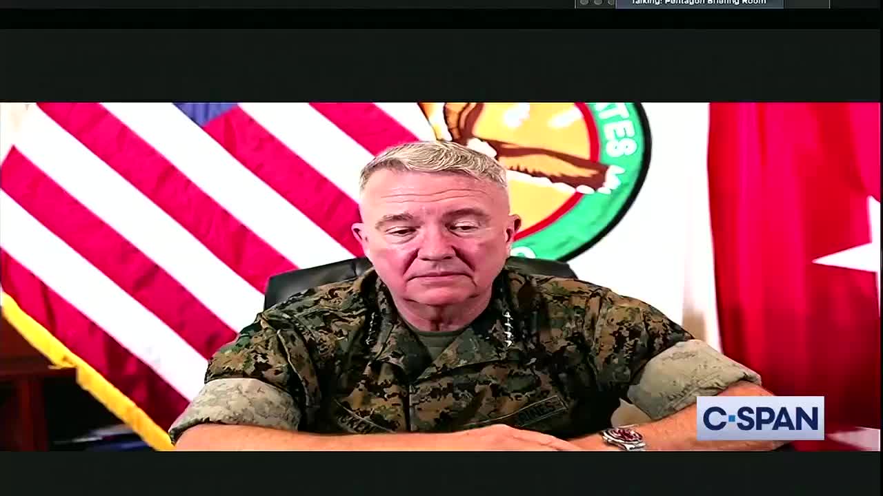 Gen. McKenzie: "As many as 10 civilians, including up to 7 children