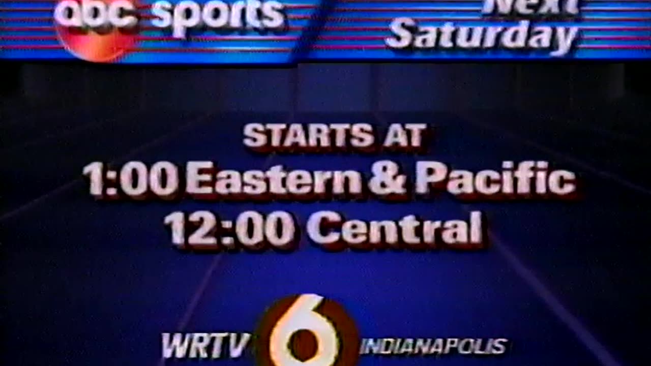 May 7, 1988 - Indy 500 Time Trials Promo