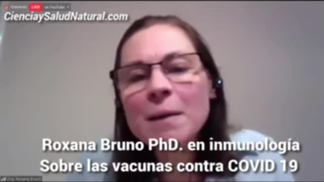 Doctora Rosana Bruno lanza fuertes advertencias contra la vacuna del covid