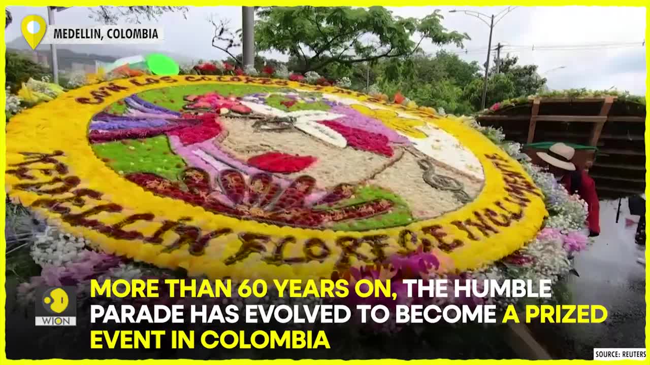 Colombia’s Medellin holds annual flower festival