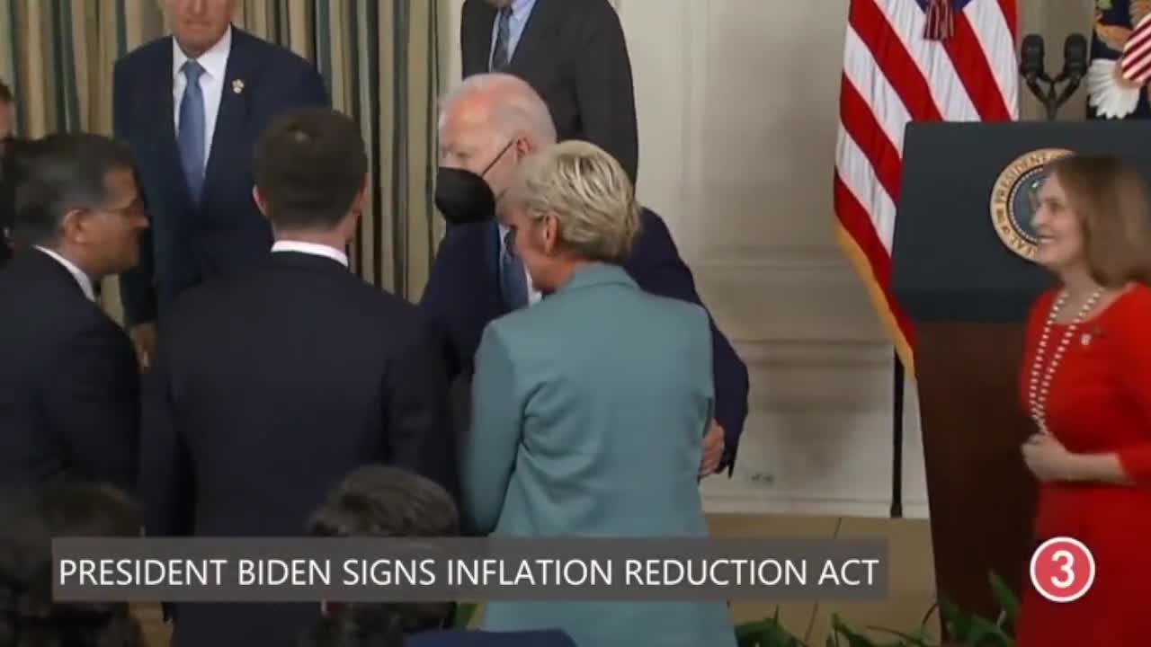 Guess Who Biden Gave the Pen to After Signing Spending Package? (VIDEO)