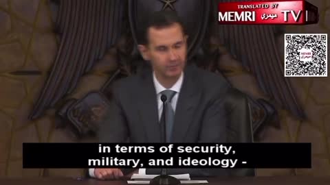 Syrian President on Ukraine