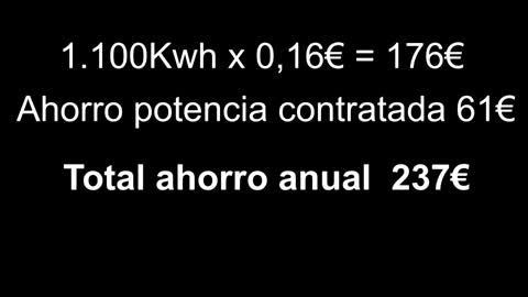 1 año con paneles solares