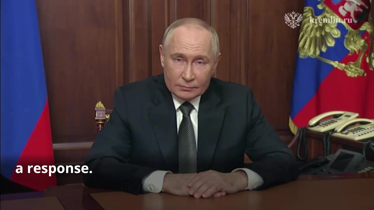 Russian President Putin Releases Statement Following Launch of Hypersonic Missile Into Ukraine