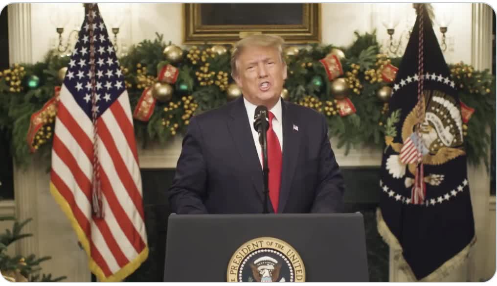 President Trump Talks to Us the People December 22