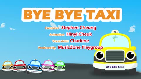 Big Yellow Taxi Song - Bye Bye Taxi kids song