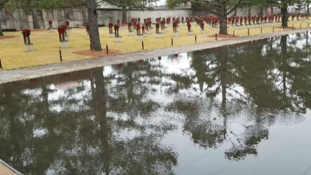 DAY AT THE OKLAHOMA CITY BOMBING MEMORIAL