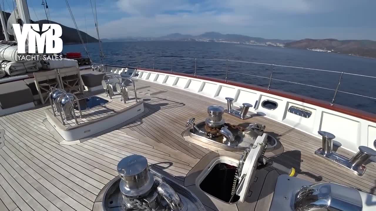 36 m Gentleman's Sailing Yacht Interior Walkthrough For Sale