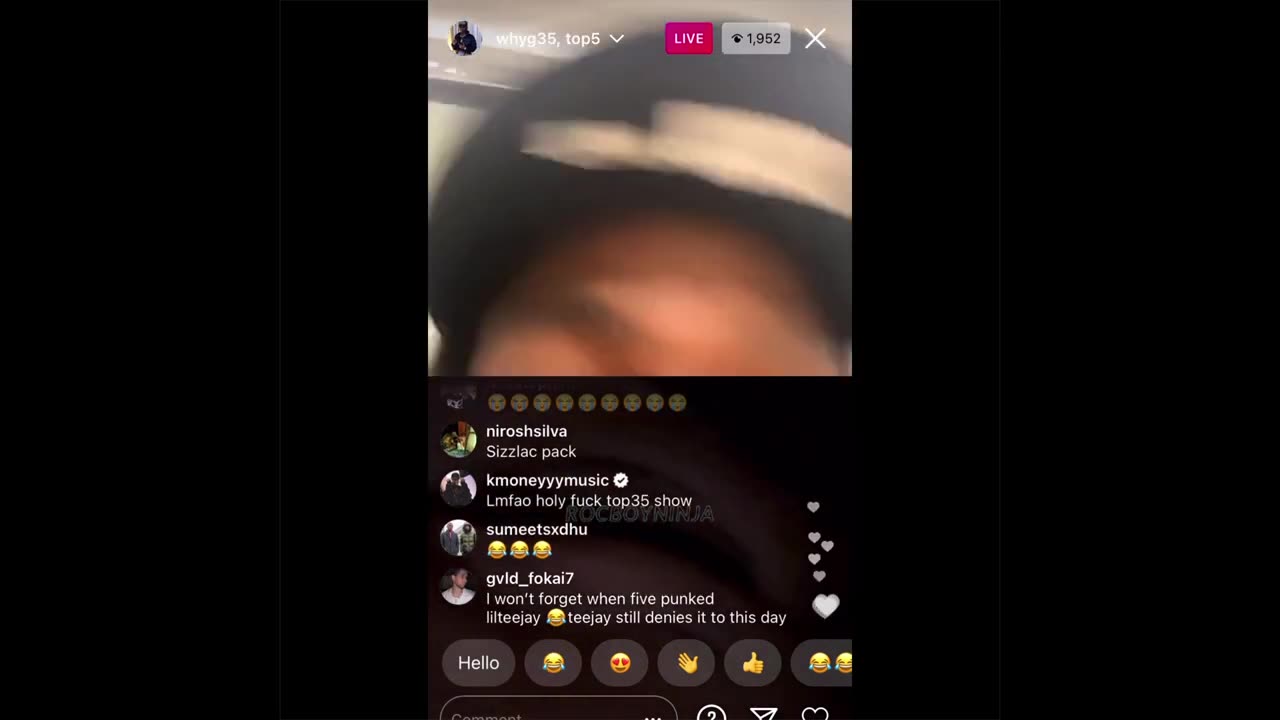 WhyG x Top5 IG live bans Murda Beatz from Toronto for working with opps