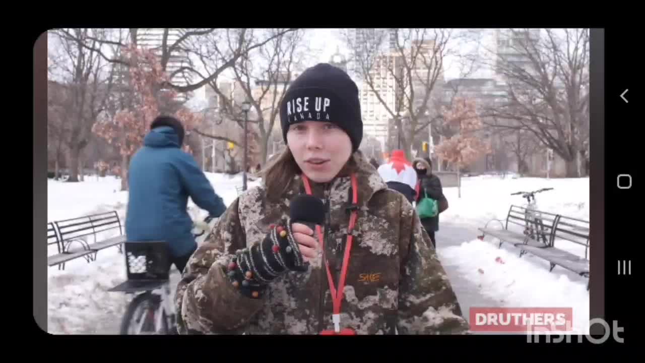 Toronto Queens Park Feb.12, 2022 Convoy For Freedom 2022 Protest