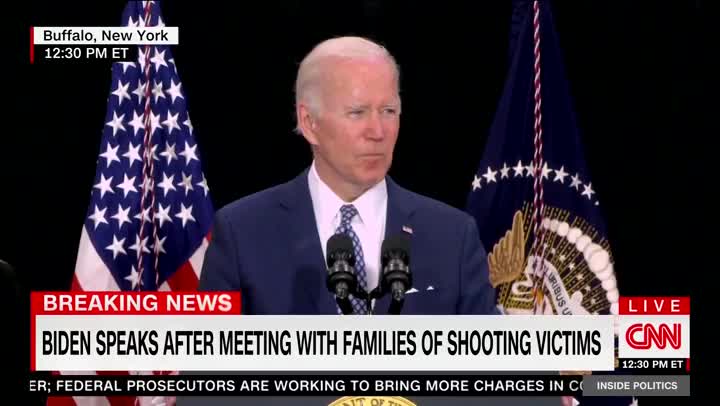 Biden in Buffalo: "What Happened Here Is Simple and Straightforward..."