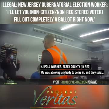 NJ poll worker violating Election Laws - PV