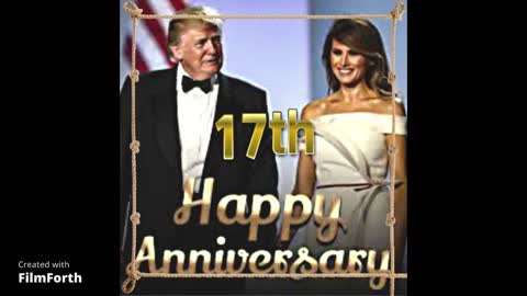 INTERESTING,.... 22 JANUARY 2022 PRESIDENT TRUMP'S AND MELANIA'S 17TH WEDDING ANNIVERSARY