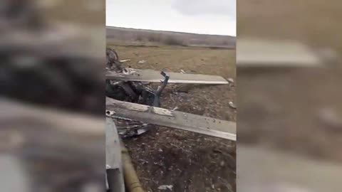 Russian Helicopter Down in Ukraine