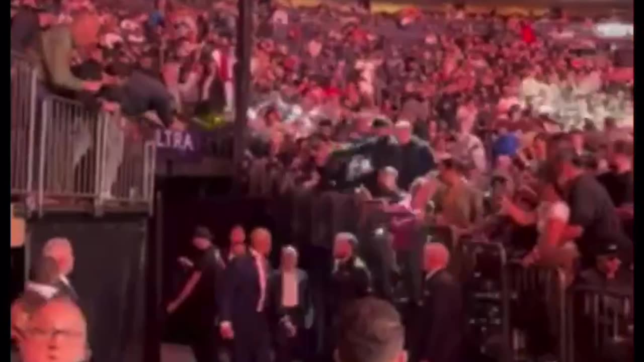 Donald J. Trump and Tucker Carlson at Madison Square Garden for UFC 295!