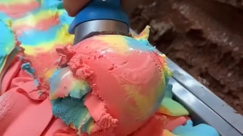 Yummy Rainbow Ice Cream 🍦 🌈