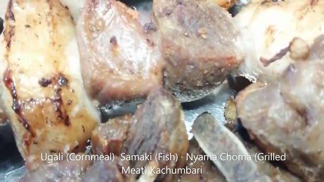 Kenyan national foods,Mkate wa Mayai kima prahta.Nyama Choma (Grilled Meat)