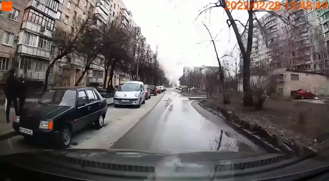 Kharkiv War on February 28 Shelling of residential buildings. The situation is very SCARY