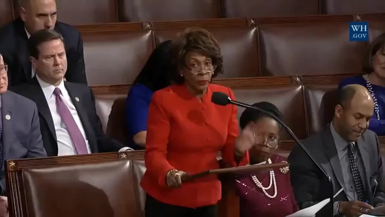 Maxine Waters would like this one down the memory hole. 2016.