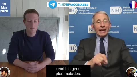 Révélation de Fauci en 2020