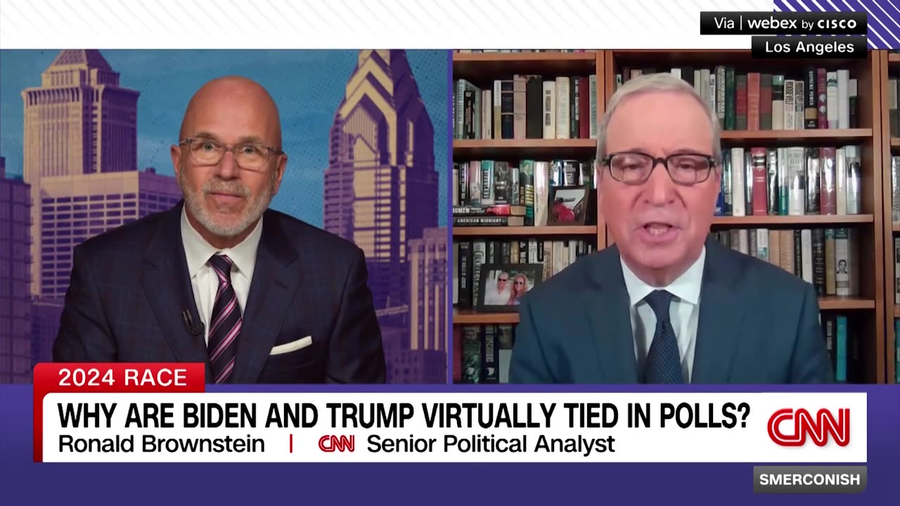 Analyst on why Trump and Biden are neck and neck in polls.