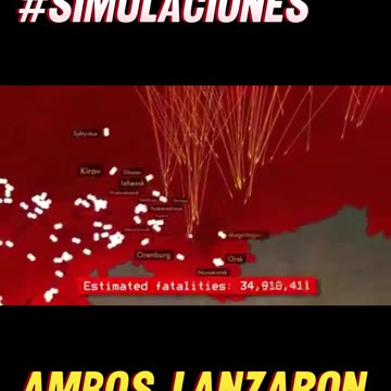 Simulación de un ataque nuclear por parte de la OTAN a Rusia