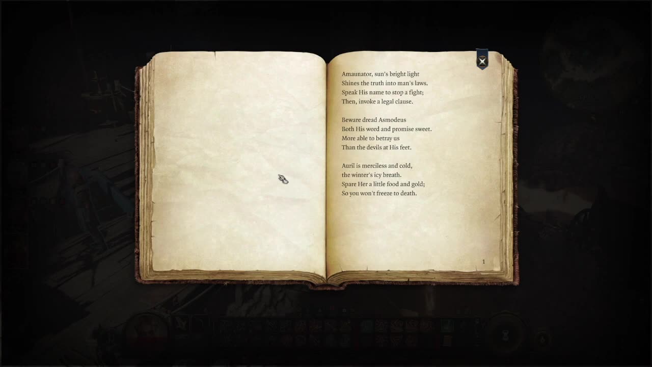 Let's Read "A is for Azuth, Volume I" in Baldur's Gate III