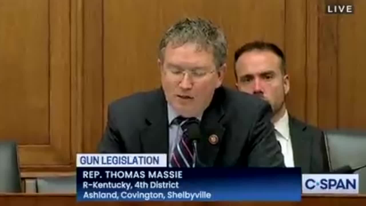 Rep. Thomas Massieabsolutely annihilating their argument with stories of good guys with guns