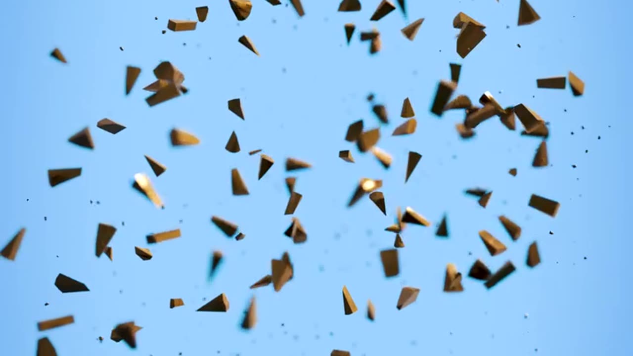 Bullets colliding mid air