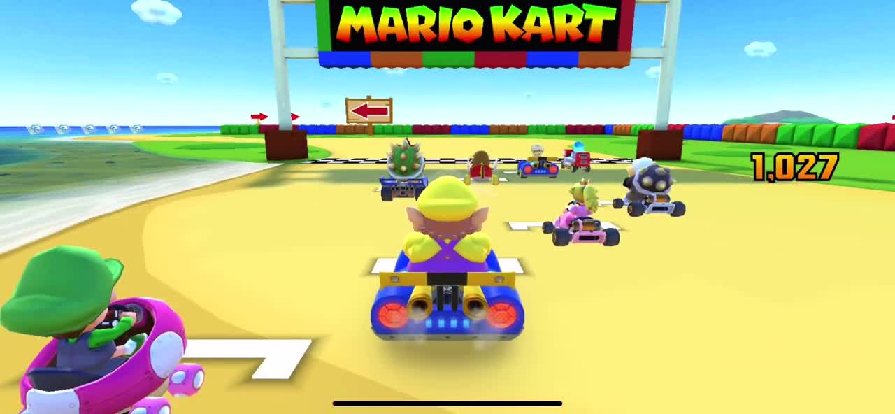 Mario Kart Tour - Wario Driver Gameplay