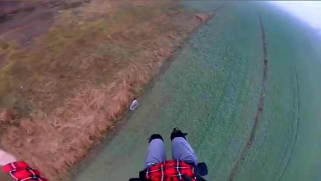 Jump off the Ferris wheel with a parachute