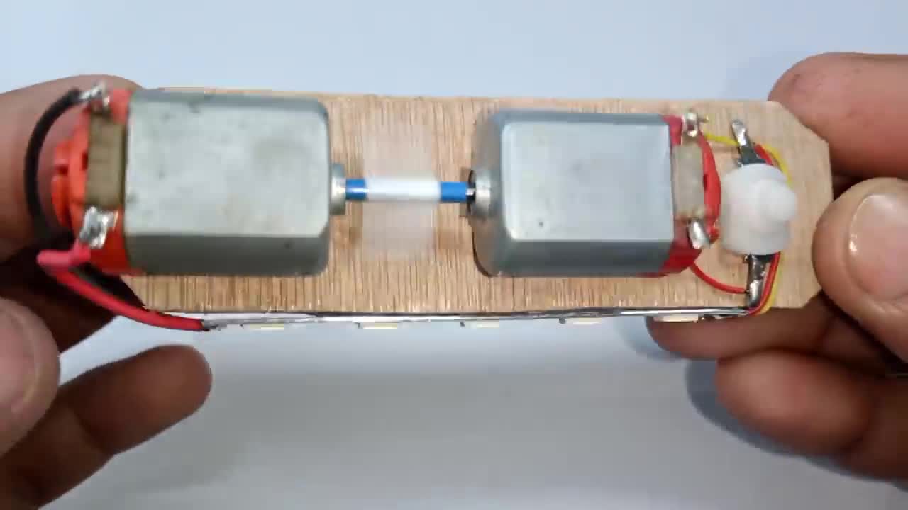 Generator for free energy using two dc motors