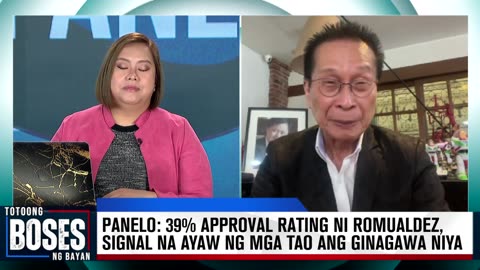 Panelo: 39% approval rating Romualdez, signal na ayaw ng mga tao ang mga ginagawa niya