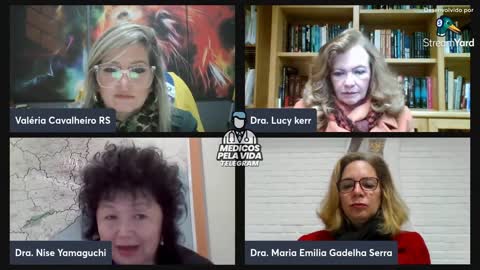 Médicos pela Vida - Vacinas - Nise Yamaguchi - Lucy Kerr - Maria Emília - Valéria (2022,5,23)