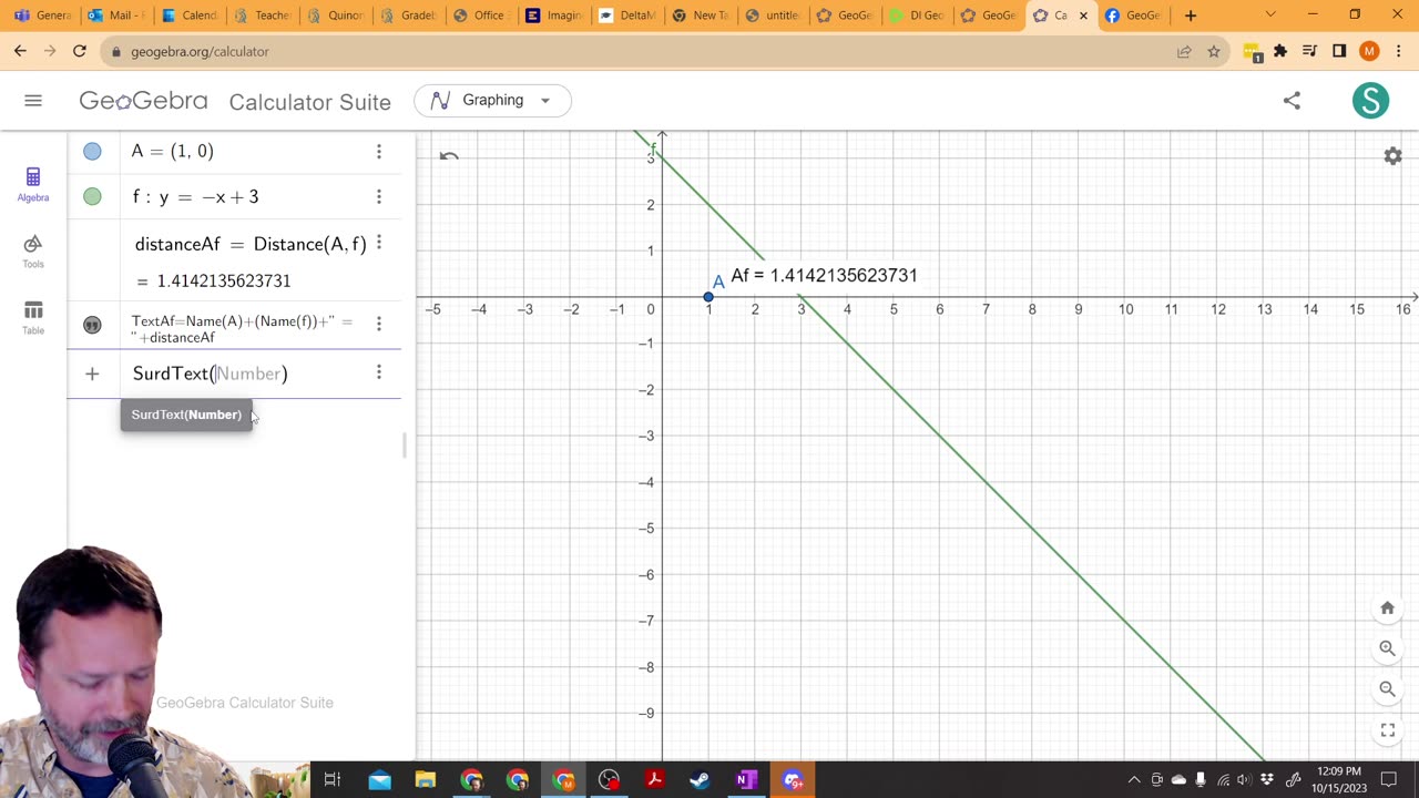 DI Geometry - Section 3-5-Checking the distance between point and line