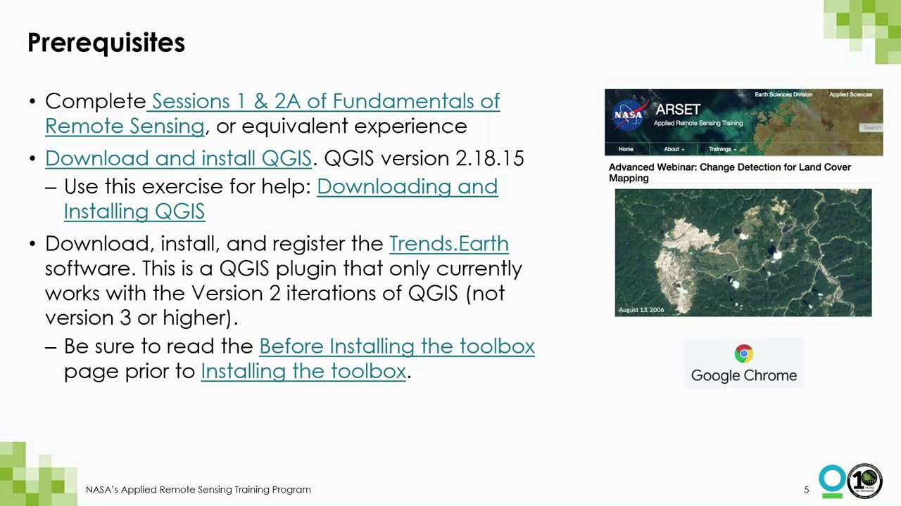 NASA ARSET_ Introduction to SDG Framework and Trends.Earth, Part 1