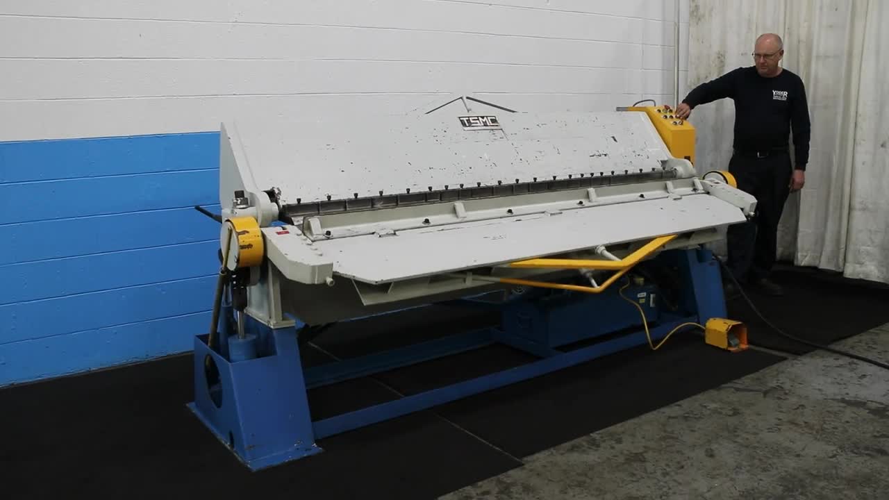 8' X 12 GA T S M C HYDRAULIC BOX & PAN (FINGER) BRAKE