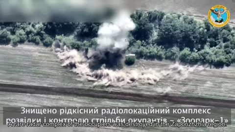 A rare radar complex of the occupiers was destroyed in the Zaporizhzhia region. Video