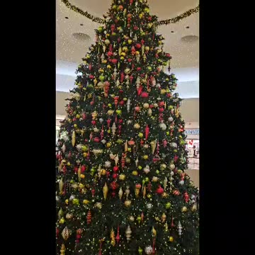 Christmas Tree South Coast Plaza Before & After!