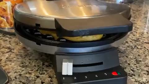 When she takes it out of the OVEN!