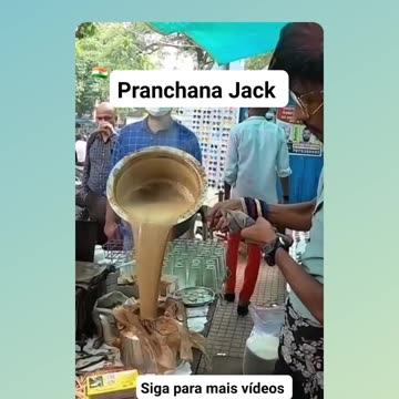 Pranchana Jack making the best Indian Cappuccino!