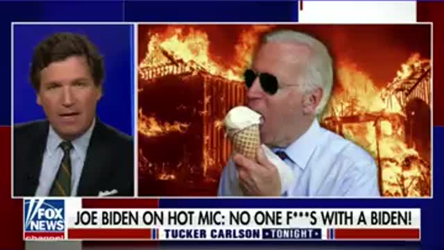 Tucker Carlson: Biden was caught on a hot mic warning his enemies