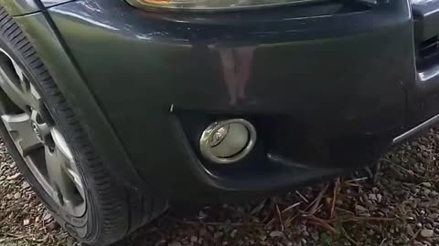 Bugspray for car headlights