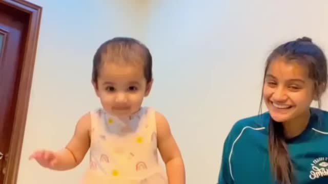 So cute baby dance