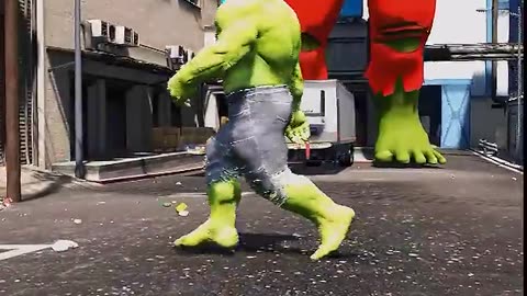 GTA 5_Hulk And Iron man Celebrating Diwali #gta5 #shortsfeed #diwali #ironman #hulkbuster
