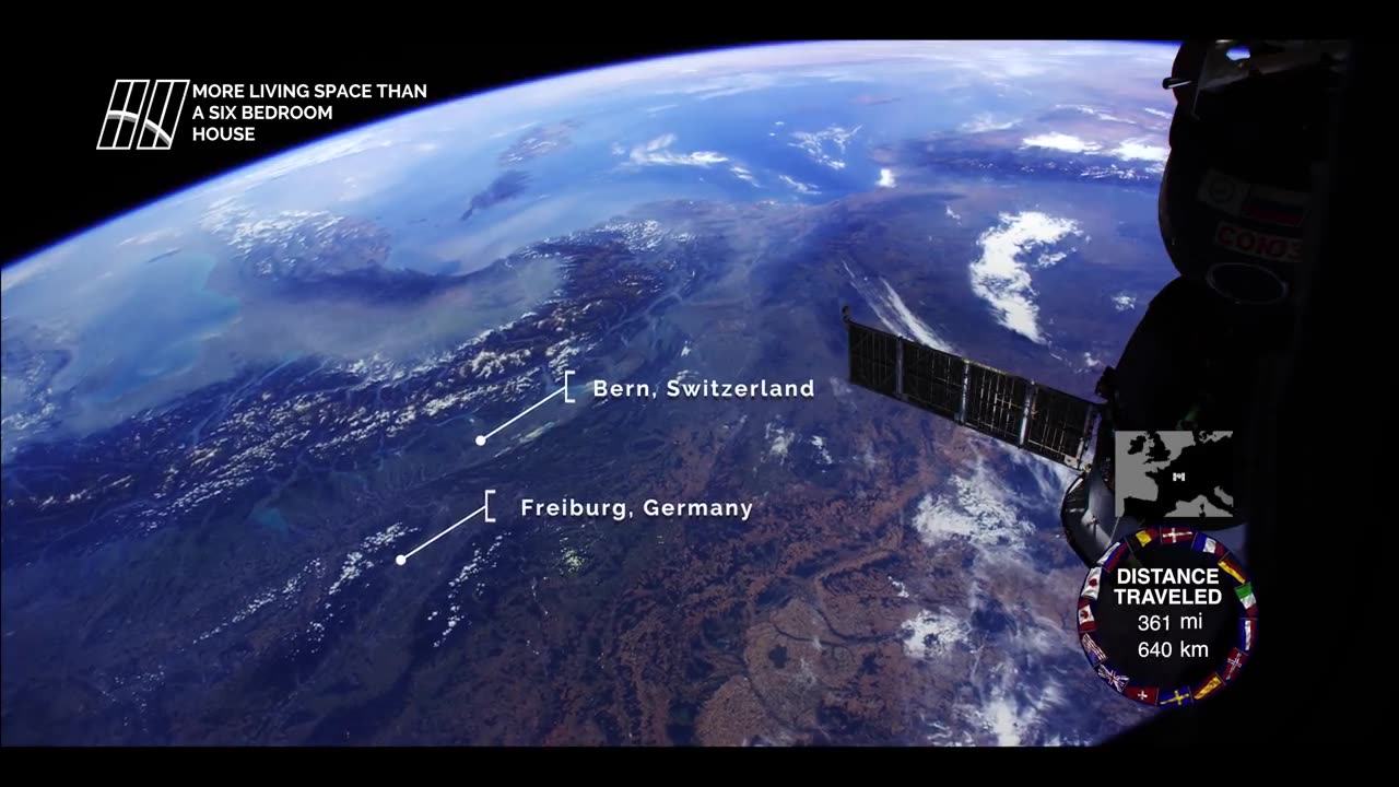 Europe from Space in 4K